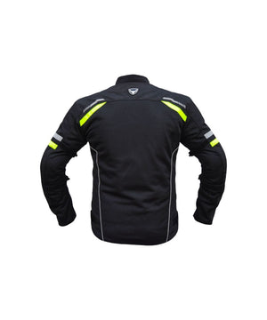 Bison Raptor V.2 – Black/Neon Jacket - Motodrift