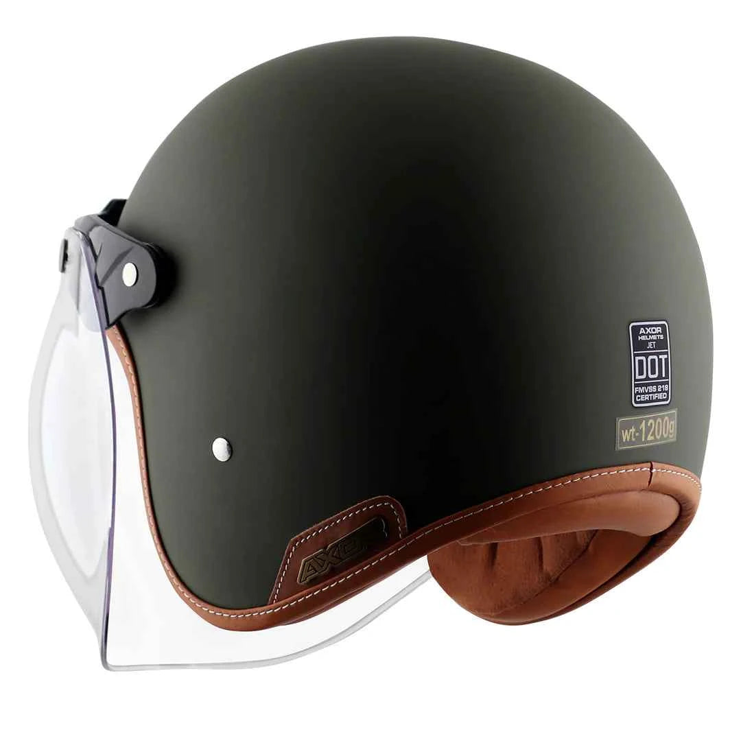 Axor Retro Jet Helmet - Motodrift