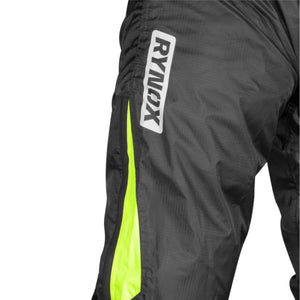 Rynox H2GO PRO Rain Pant - Premium Black Waterproof Gear - Motodrift
