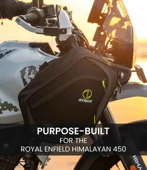 Rynox Navigator Frame Bags 24L Stormproof - For Royal Enfield Himalayan 450 - Motodrift