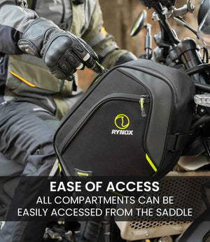Rynox Navigator Frame Bags 24L Stormproof - For Royal Enfield Himalayan 450 - Motodrift