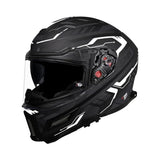 SMK Agnar Full Face Helmet – Revv, Matt Black, Tektron & Cyborg