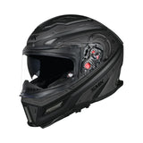 SMK Agnar Full Face Helmet – Revv, Matt Black, Tektron & Cyborg
