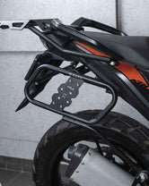 Zana Saddle Stay KTM Adventure Black with Jerry Can Mount for KTM Adv 390/250 - Motodrift