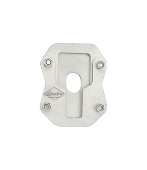 LCB Brogue Side Stand Extender For Suzuki V-Strom 250 SX (Silver) - Motodrift