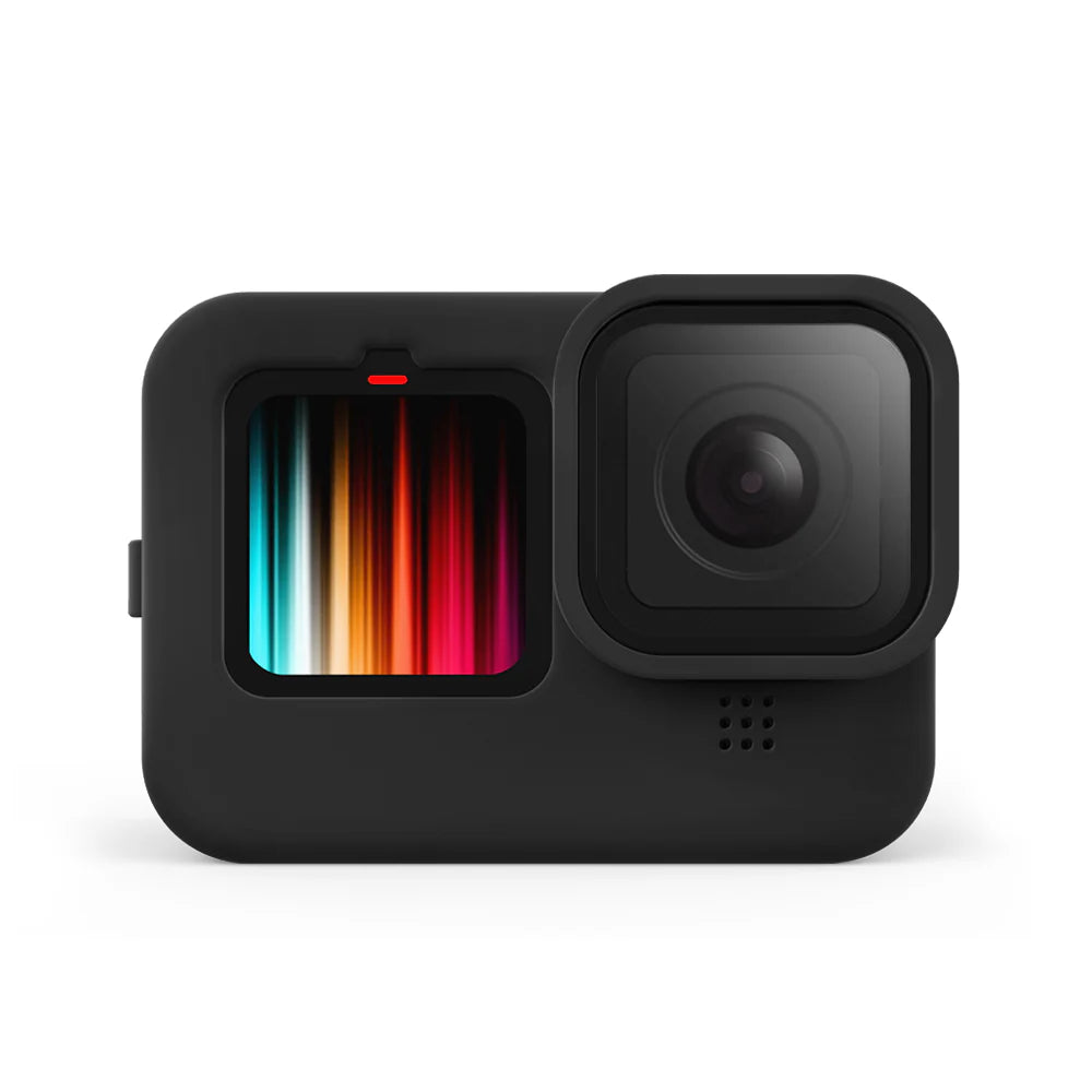 Telesin Silicone Soft Case Protector For Go Pro Hero 12 / 11 / 10 / 9 (Black) - Motodrift