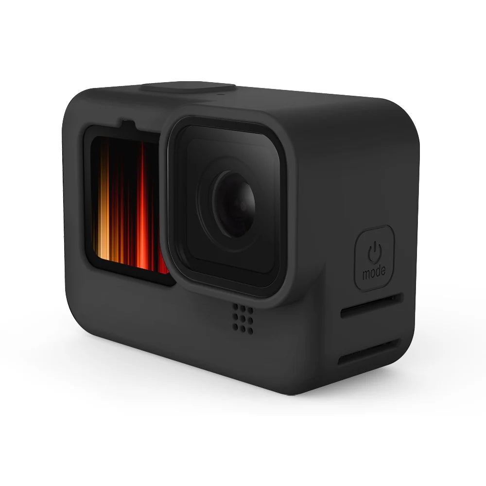 Telesin Silicone Soft Case Protector For Go Pro Hero 12 / 11 / 10 / 9 (Black) - Motodrift