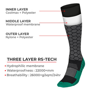 VIATERRA RANDY SUN – Waterproof Socks Knee High - Motodrift