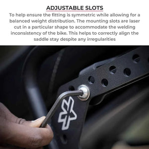 Viaterra Saddlebag Rack for Triumph Speed 400 - Motodrift