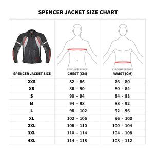 ViaTerra Spencer Street Mesh Riding Jacket - Black Hi-Viz - Motodrift