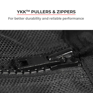 ViaTerra Street Mesh Riding Jacket Black - Motodrift