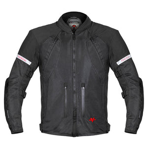 ViaTerra Street Mesh Riding Jacket Black - Motodrift