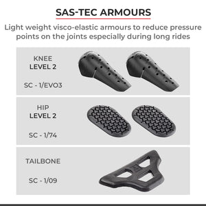 VIATERRA  SPENCER – Street Mesh Motorcycle Riding Pants - Motodrift