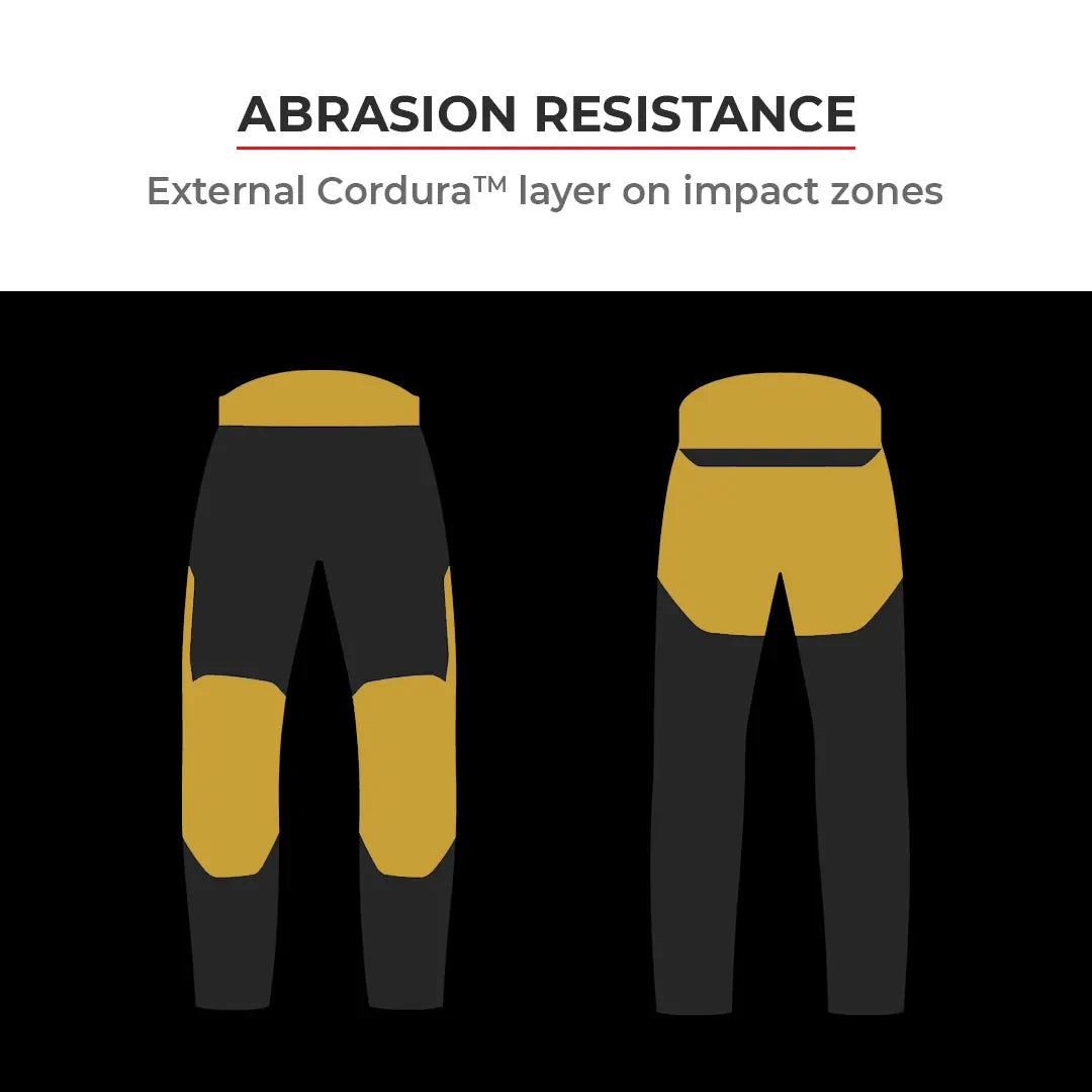 VIATERRA  SPENCER – Street Mesh Motorcycle Riding Pants - Motodrift