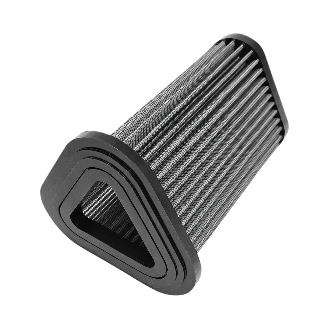 Sprint Filter P14 high-filtration air filter for Royal Enfield 650 motorcycles with triangular design