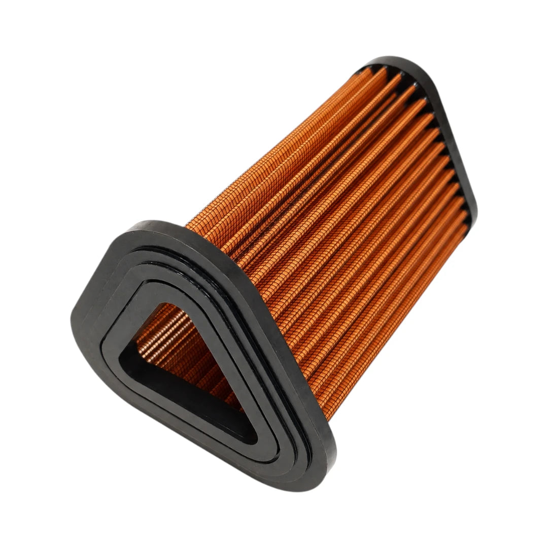 Sprint Filter P08 CM196S performance air filter with orange polyester media for Royal Enfield 650 motorcycles