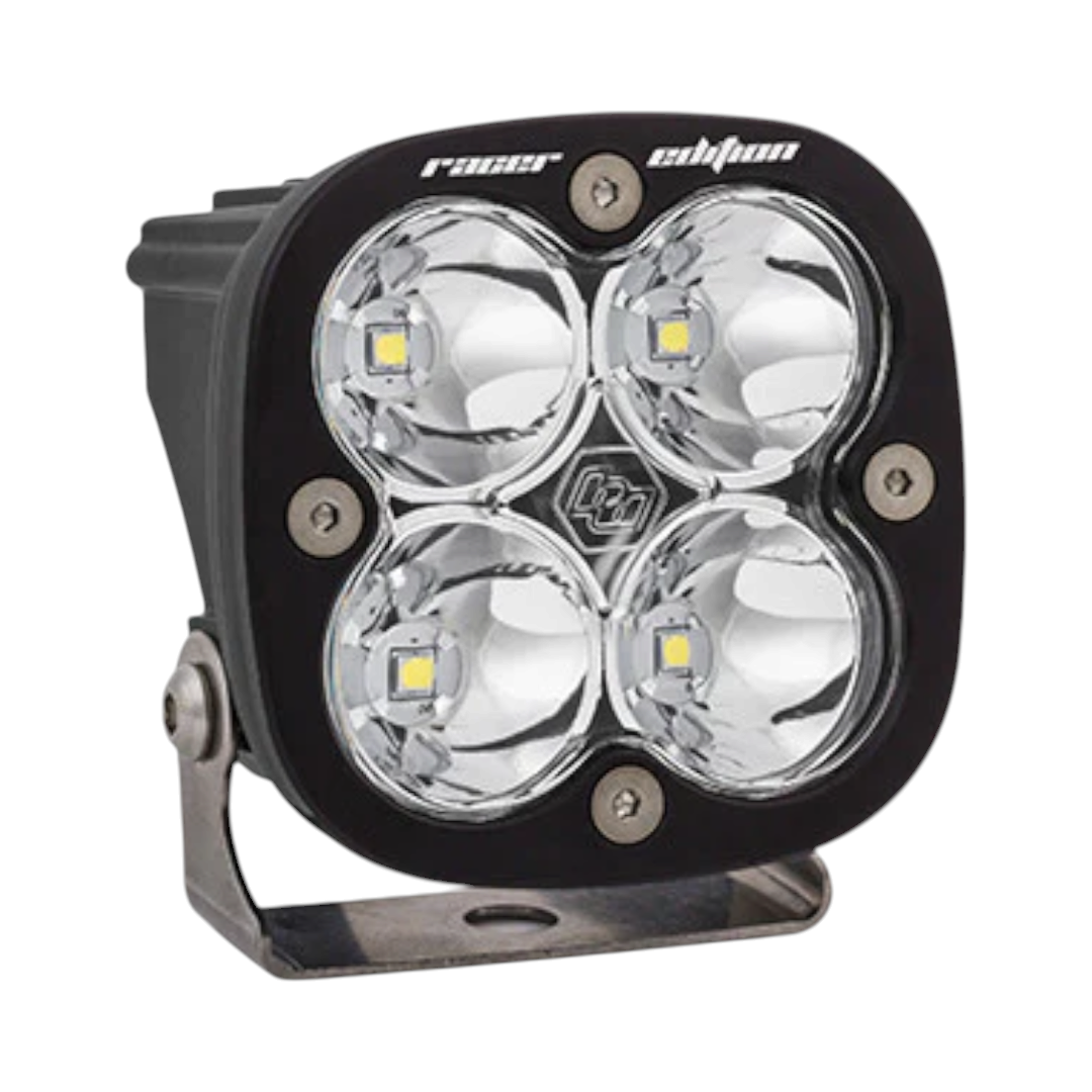 Baja Designs Squadron Racer Edition LED Auxillary Lights (Black) (Pair) - Motodrift