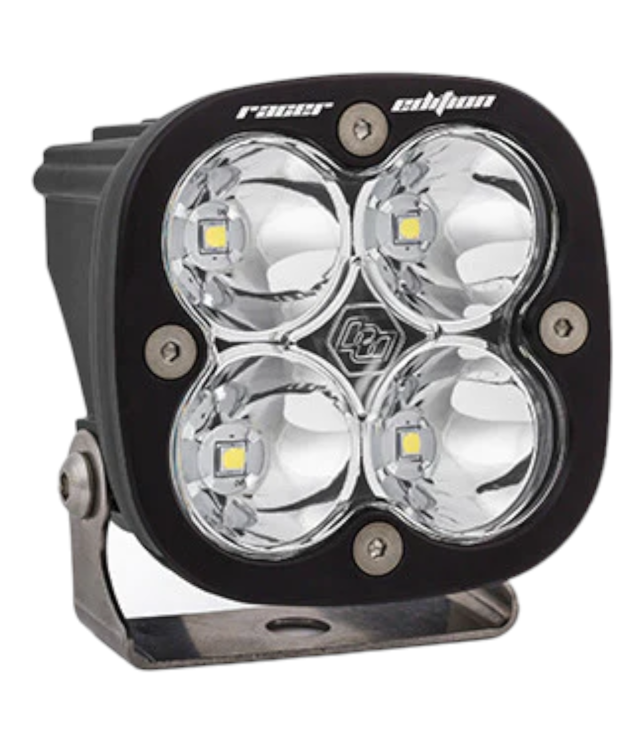 Baja Designs Squadron Racer Edition LED Auxillary Lights (Black) (Pair) - Motodrift