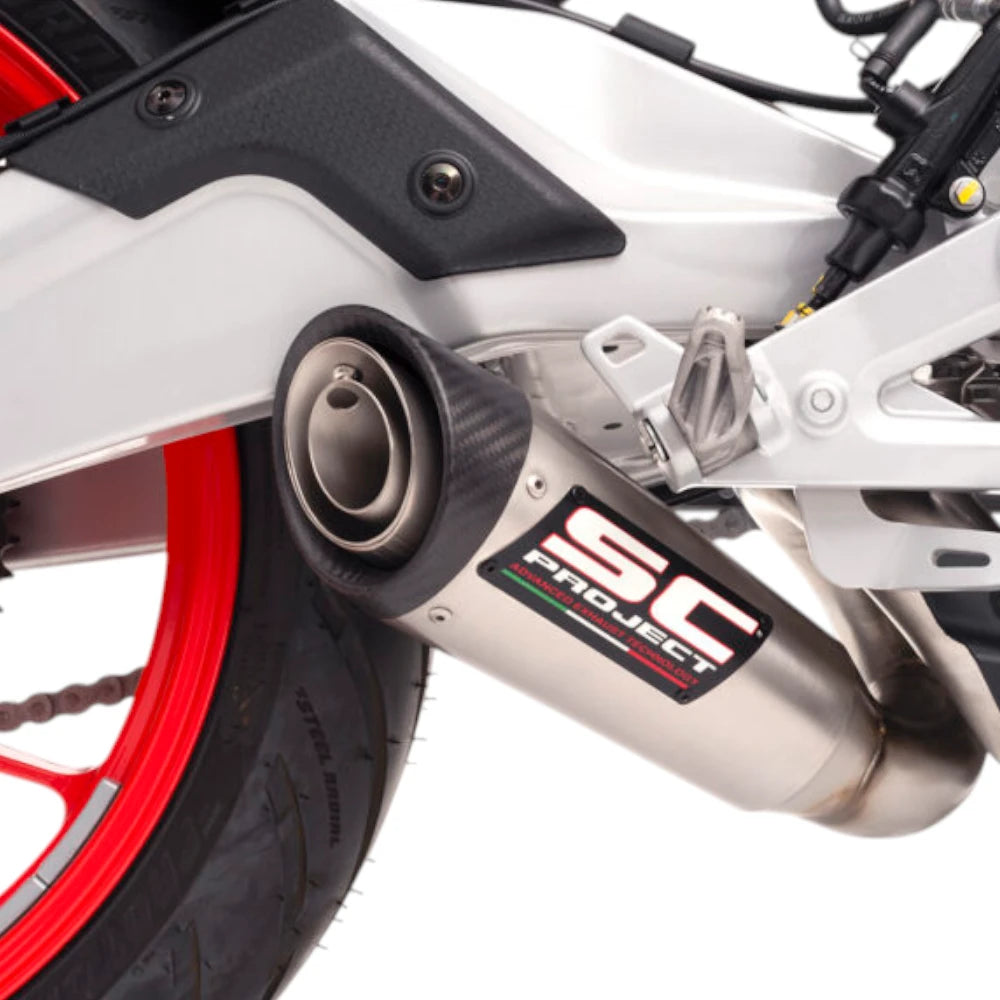SC project Exhaust S1 Stainless Steel Full System (2024) for Aprilia RS 457