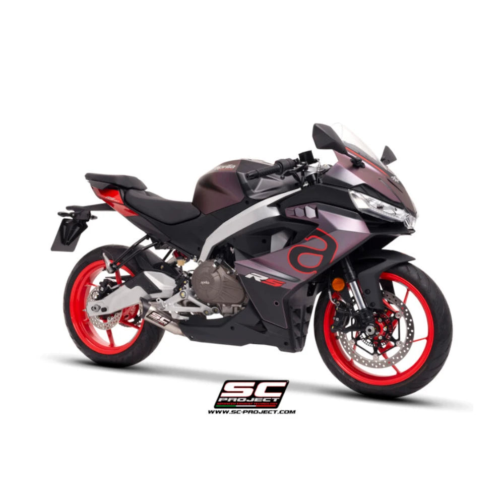 SC project Exhaust S1 Stainless Steel Full System (2024) for Aprilia RS 457