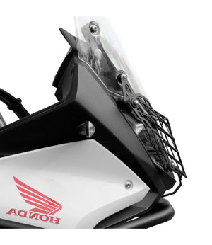SRC Headlight Guard For Honda Transalp XL 750 Black - Motodrift