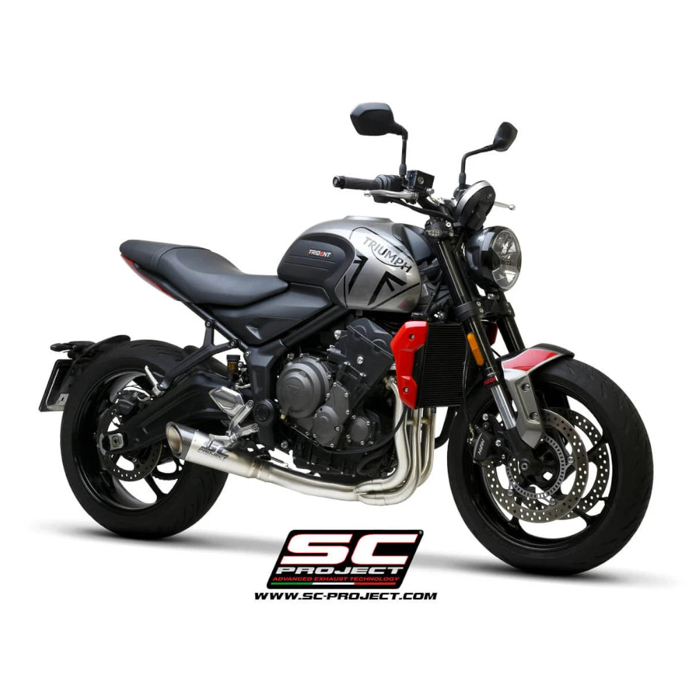 SC Project S1 Exhaust Full System 3-1 For Triumph Trident 660 (2021-2024)