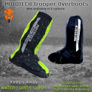 Mototech Trooper Boot Covers - Overboots - Grey - Motodrift