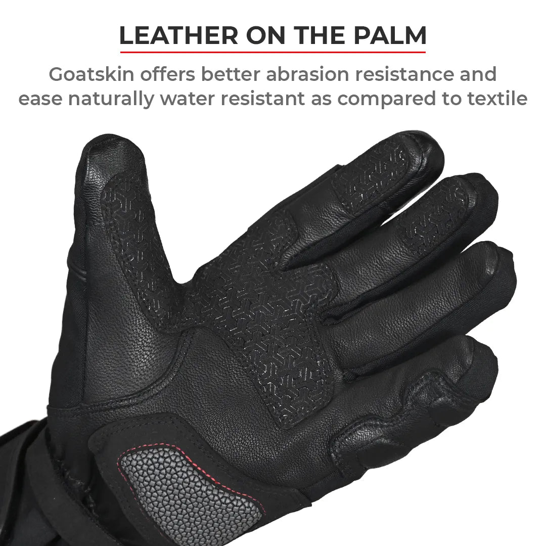 Viaterra Tundra – Waterproof / Winter Motorcycle Riding Gloves - Motodrift