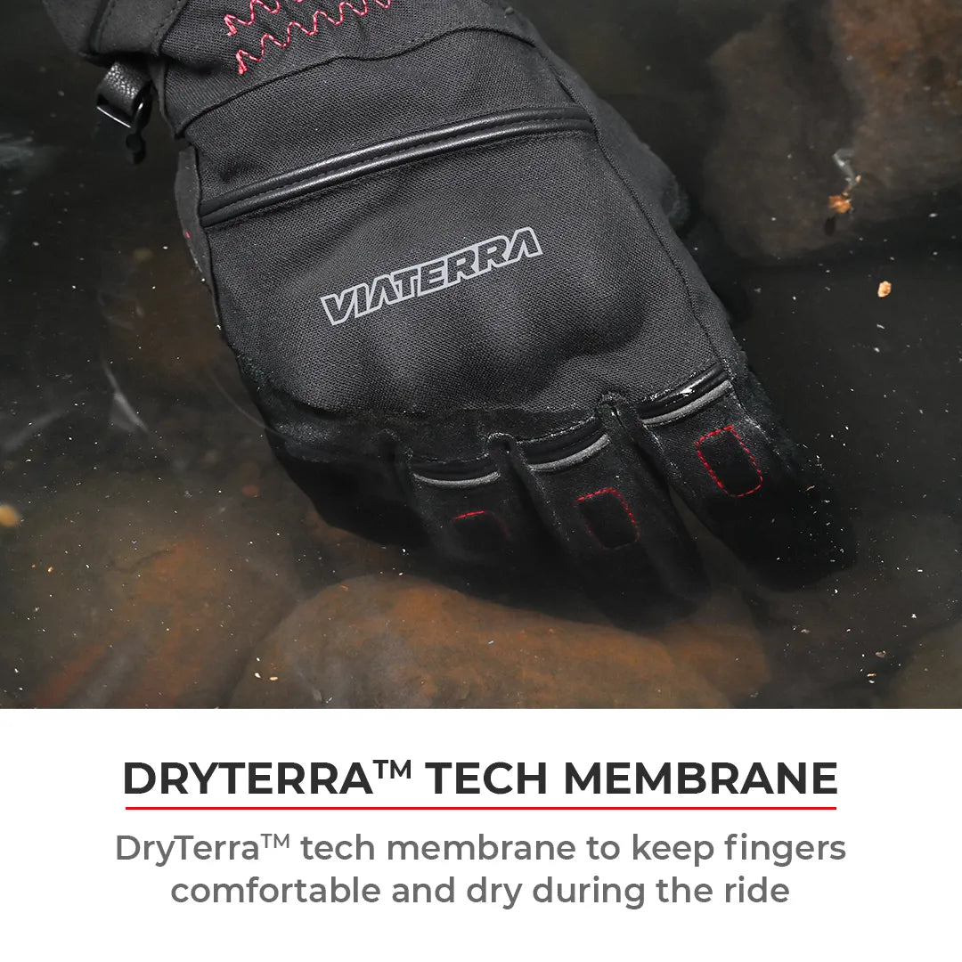 Viaterra Tundra – Waterproof / Winter Motorcycle Riding Gloves - Motodrift
