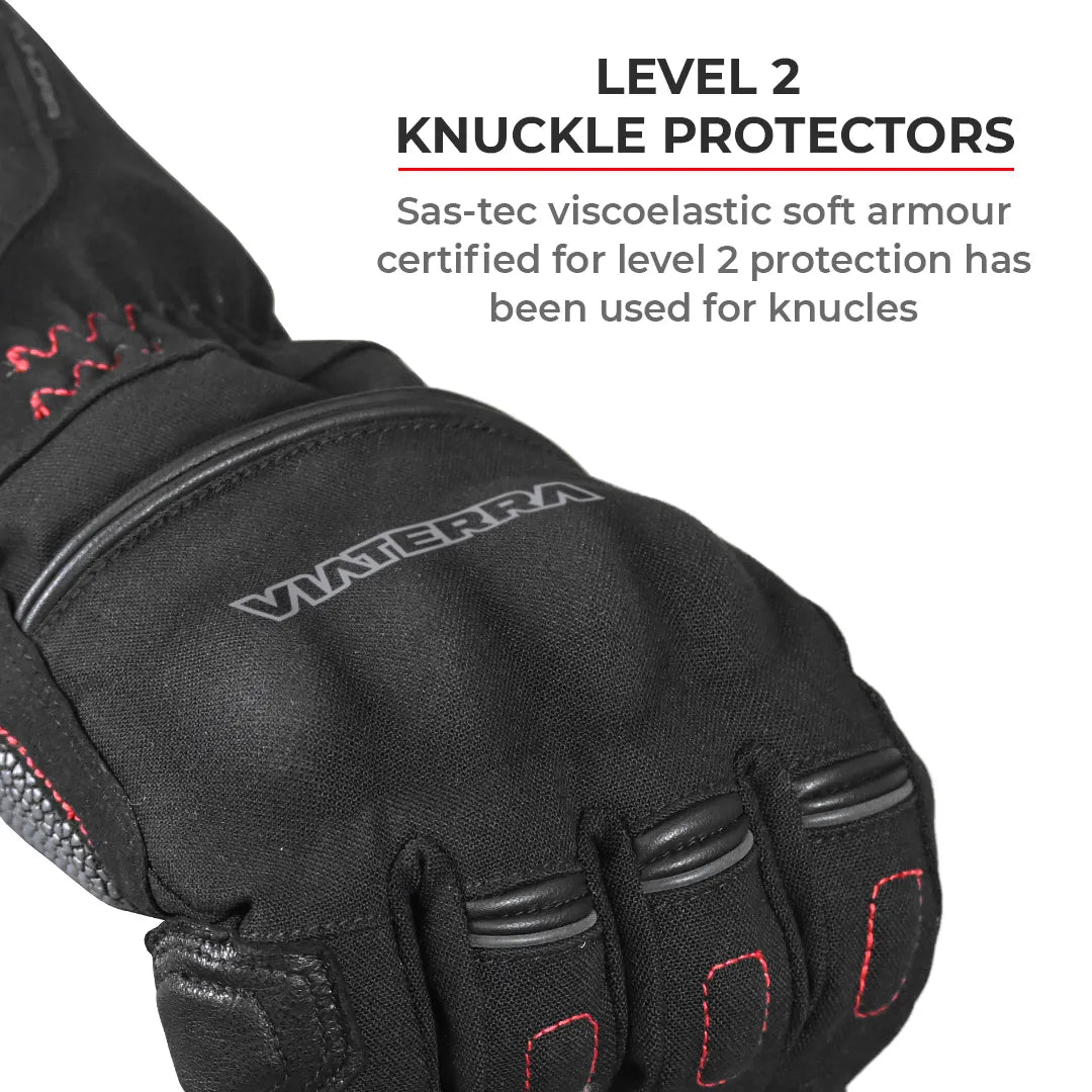Viaterra Tundra – Waterproof / Winter Motorcycle Riding Gloves - Motodrift