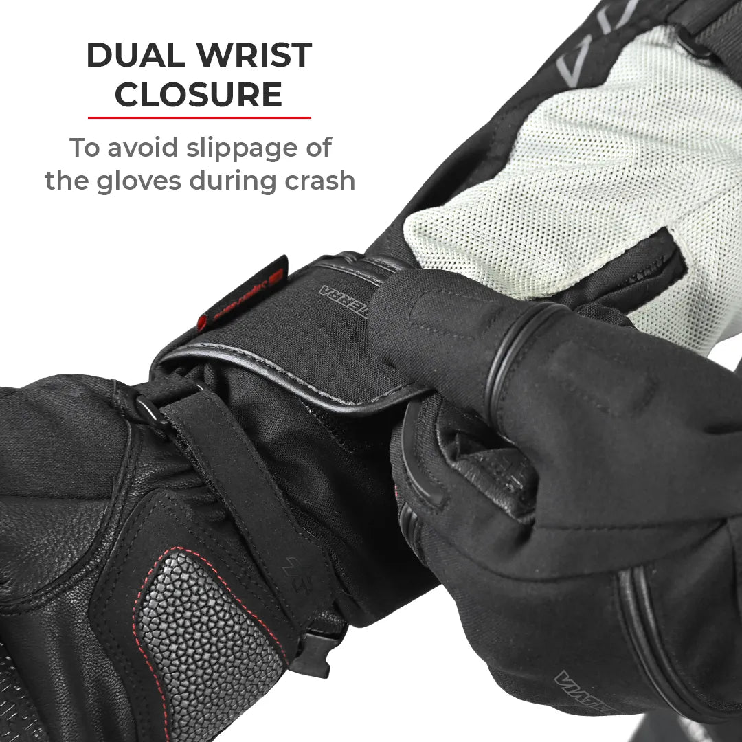Viaterra Tundra – Waterproof / Winter Motorcycle Riding Gloves - Motodrift