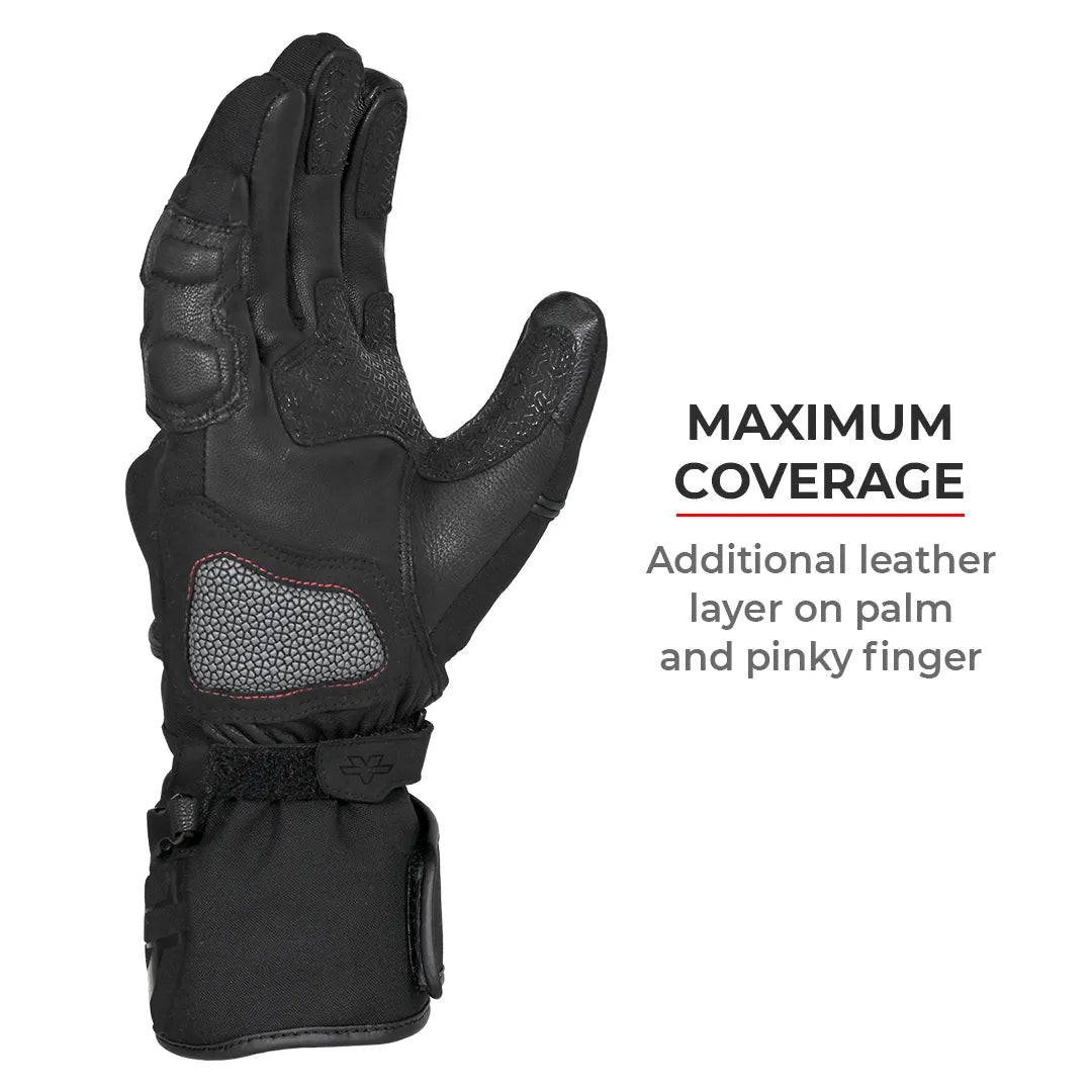 Viaterra Tundra – Waterproof / Winter Motorcycle Riding Gloves - Motodrift