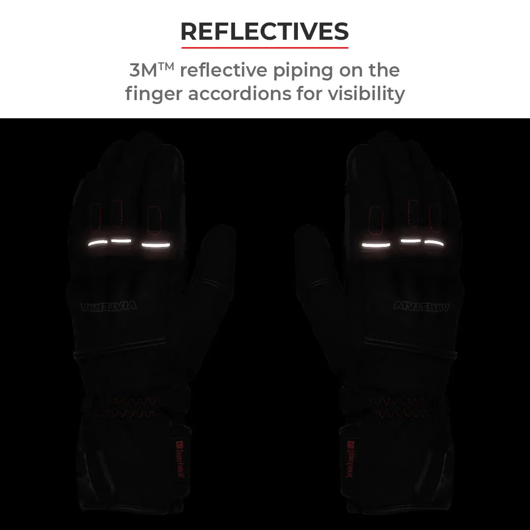 Viaterra Tundra – Waterproof / Winter Motorcycle Riding Gloves - Motodrift
