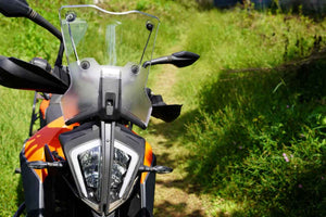 Carbon Racing V2 Touring Windscreen For KTM 250 / 390 Adventure - Motodrift