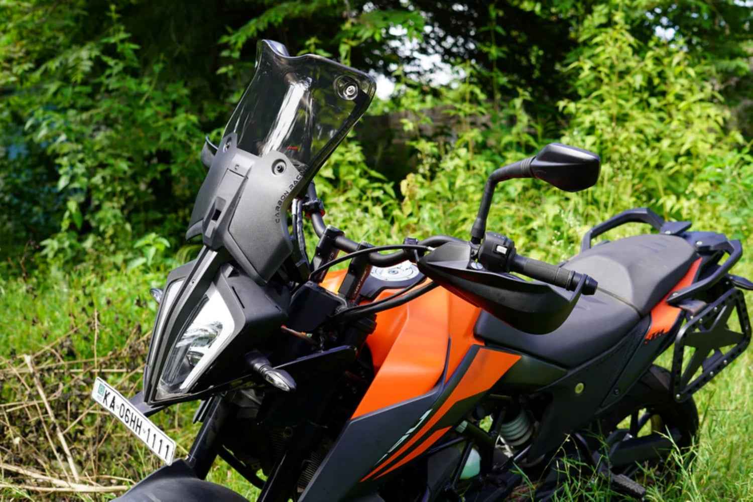 Carbon Racing V2 Touring Windscreen For KTM 250 / 390 Adventure - Motodrift