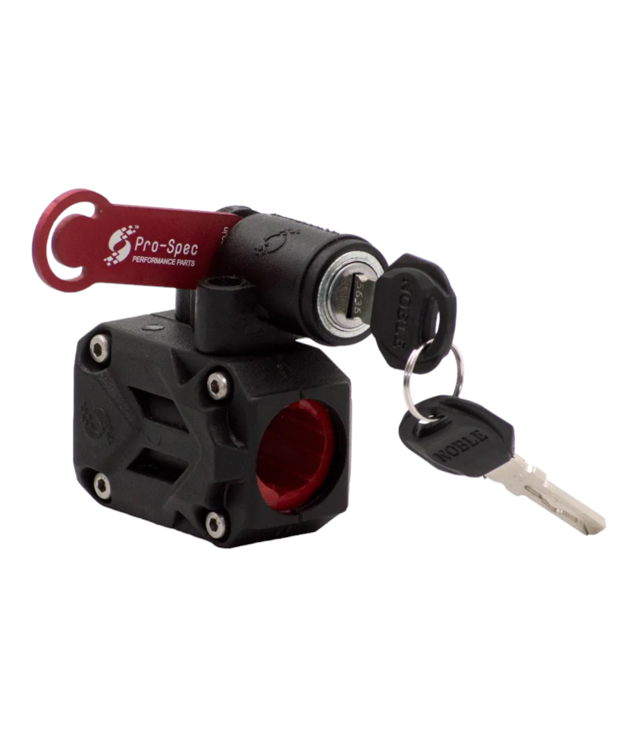 Pro-Spec Easy Tag Helmet Lock With Base Mount - Motodrift