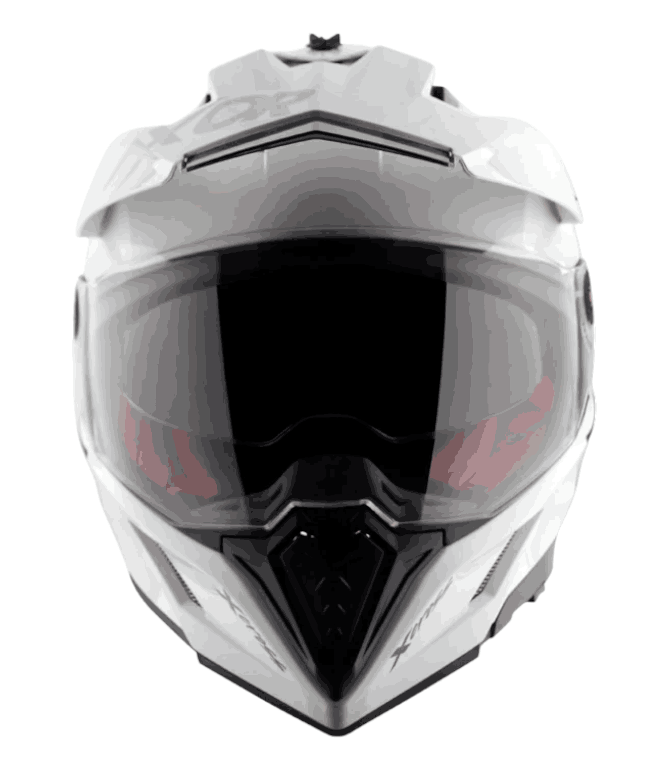 Axor X-Cross Dual Visor Helmet White - Motodrift