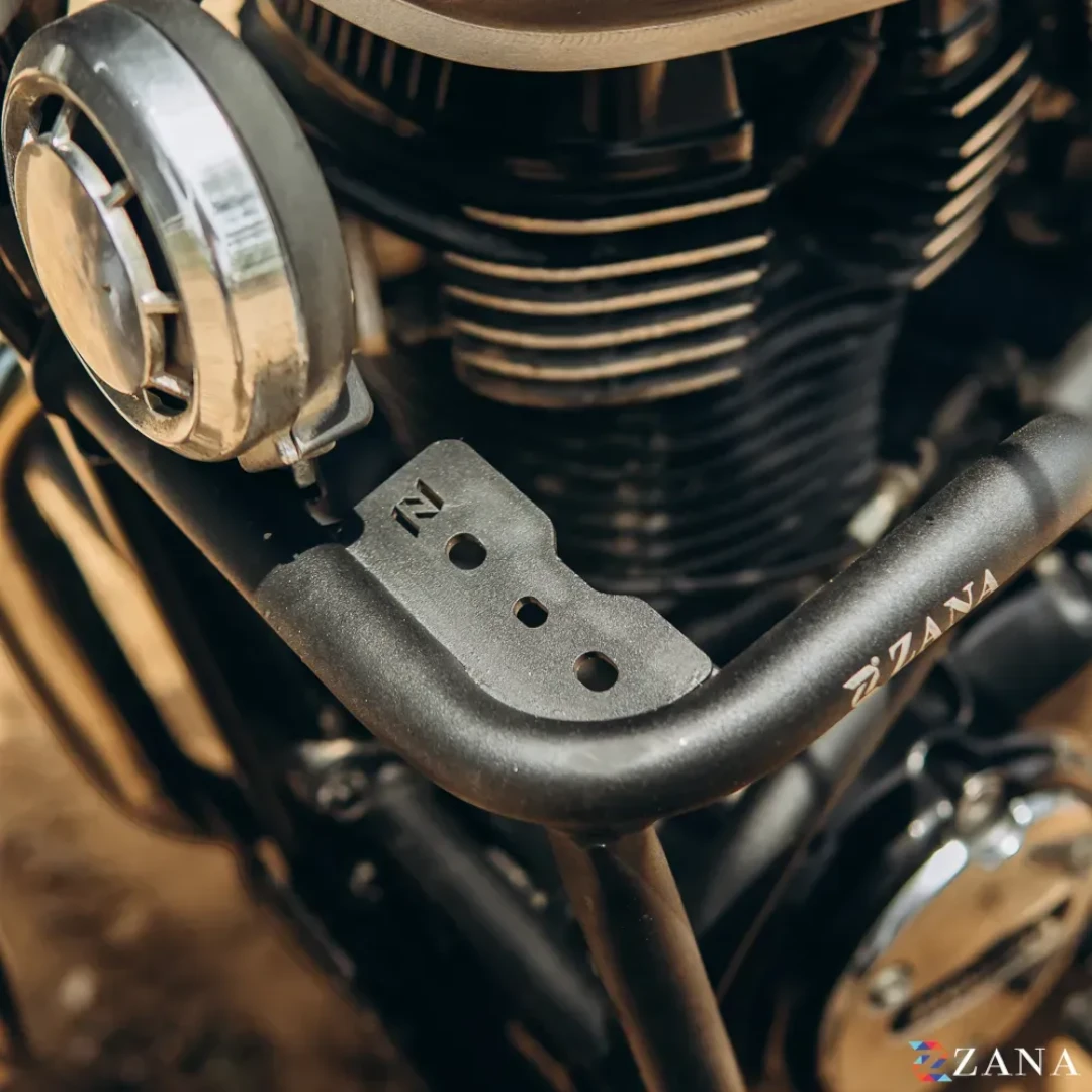 Zana V2 crash guard with slider for Honda CB350 Hness and RS