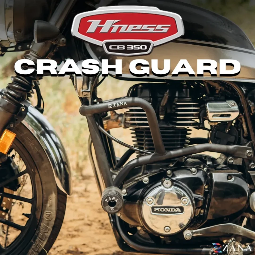 Zana V2 crash guard with slider for Honda CB350 Hness and RS
