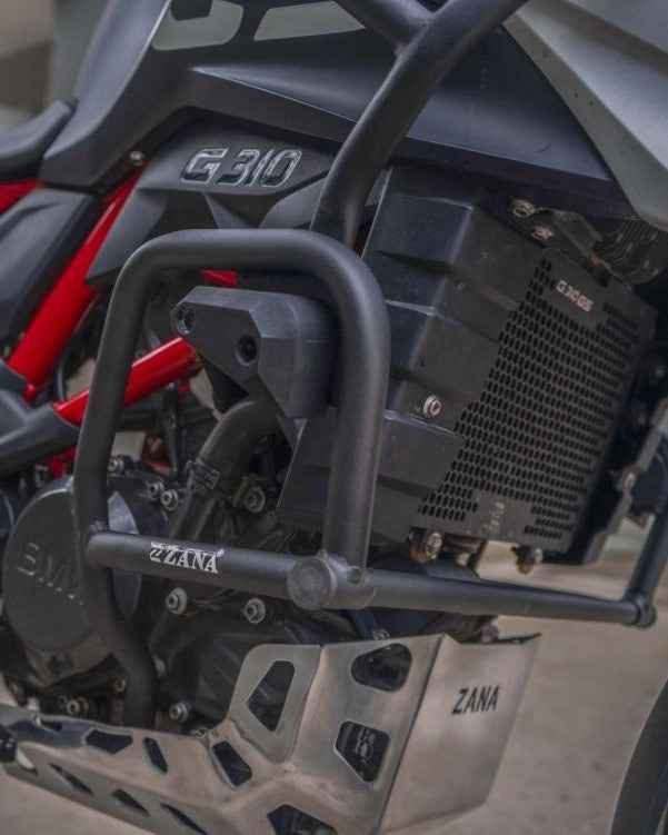 BMW G310 R - Lower Engine Guard With Puck Black - Motodrift