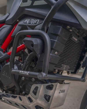 BMW G310 R - Lower Engine Guard With Puck Black - Motodrift