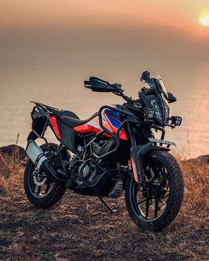 LCB Bellator Lower Crash Guard For KTM Adventure 390 (Black) - Motodrift