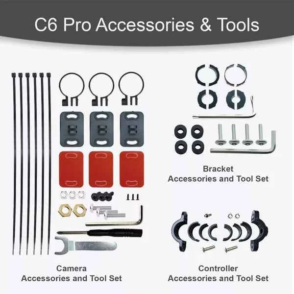 Aoocci C6 Pro All-in-One Motorcycle Carplay System with GPS & Anti-Theft