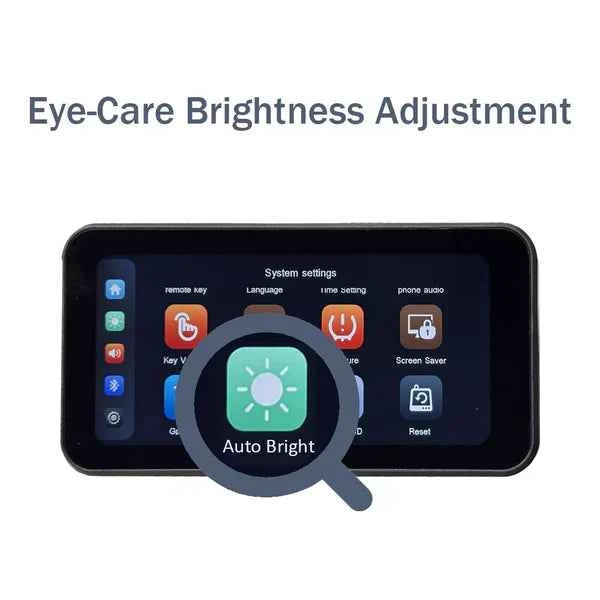 Aoocci C6 Pro All-in-One Motorcycle Carplay System with GPS & Anti-Theft
