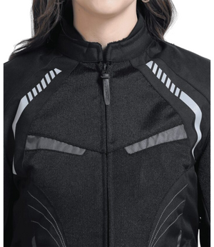Solace ASMI Ladies Jacket V3.0 Black & Grey - Motodrift