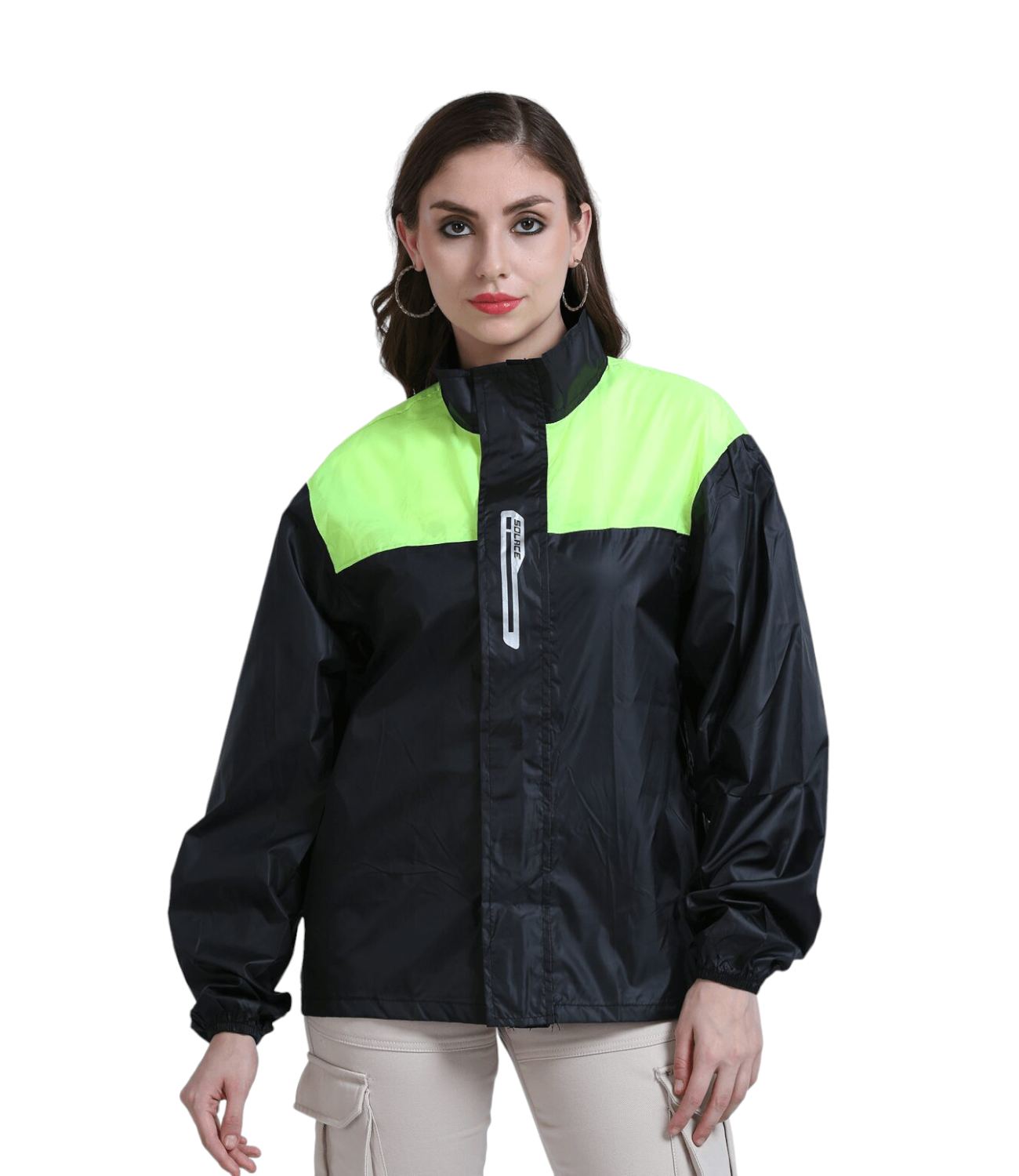 Solace ASMI Ladies Jacket V3.0 - Black & Neon - Motodrift
