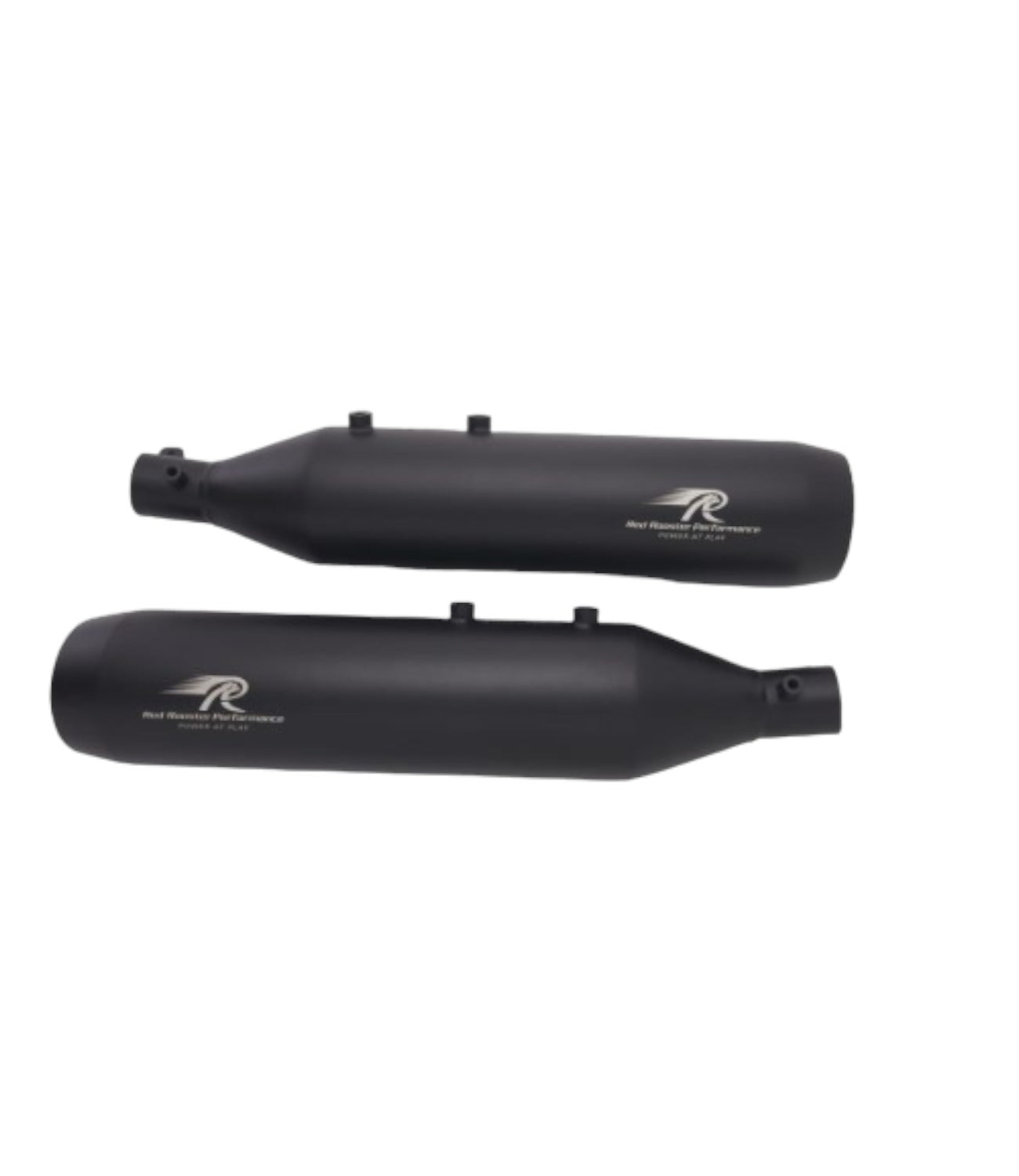 Red Rooster Performance Exhaust For Meteor 650 - Astral - Black Matte - Motodrift