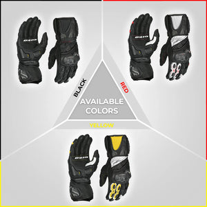 VIATERRA GRID MK3 – Full Gauntlet Riding Gloves - Motodrift