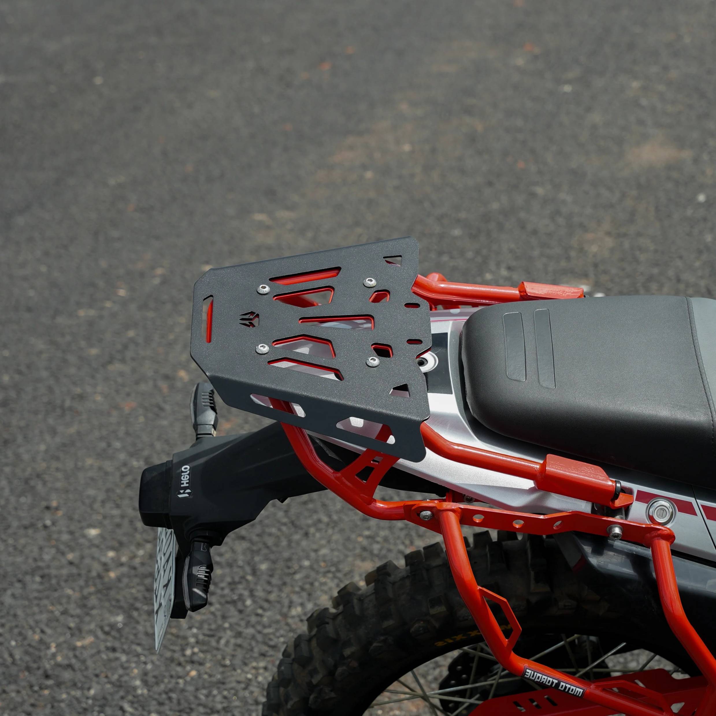 Moto Torque Back Carrier For Hero XPulse 210 (Red)