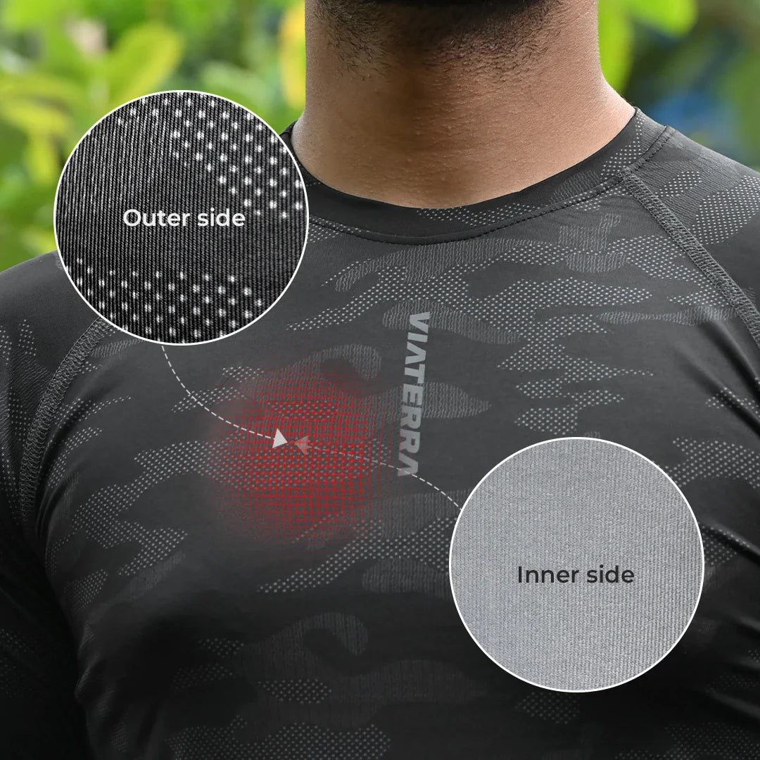 VIATERRA 2ND Skin Base Layer - Top - Motodrift